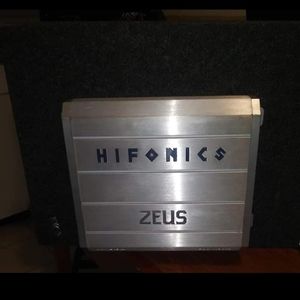 Pioneer speaker and hifonics zues amp